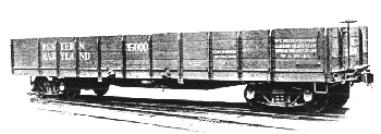 An early drop bottom gondola from the 1917 WM Shippers Guide.